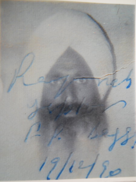 Photo of Sukhdev Singh, victim of extrajudicial execution between September 15, 1992 and September 16,  1992, in Amritsar Mal Mandi Interrogation Center, by Punjab Police