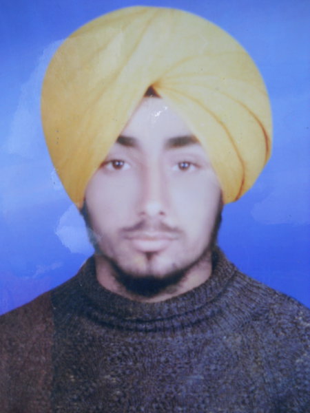 Photo of Gurbrinder Singh, victim of extrajudicial execution between March 10, 1987 and March 11,  1987, in Batala, by Punjab Police