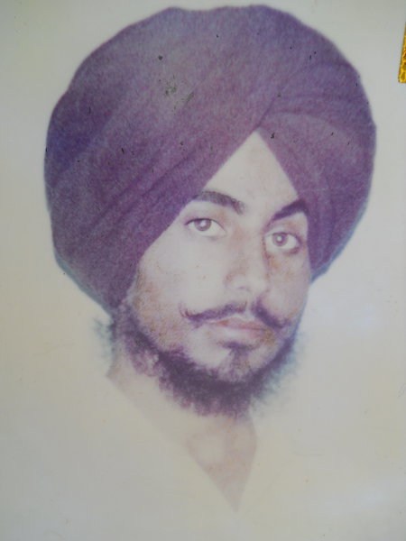 Photo of Hardeep Singh, victim of extrajudicial execution between April 21, 1993 and May 16,  1993, in Sarhali Kalan, by Punjab Police