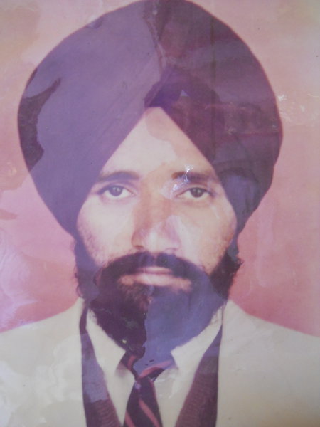 Photo of Gurdev Singh, victim of extrajudicial execution on September 02, 1992, in Amritsar, by Punjab Police