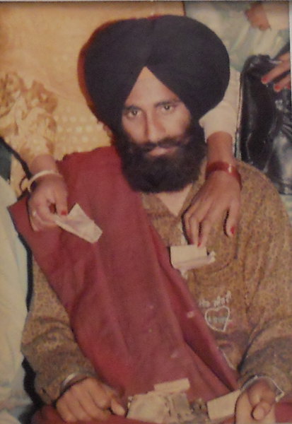 Photo of Malooka Singh, victim of extrajudicial execution on August 26, 1992, in Majitha, by Punjab Police