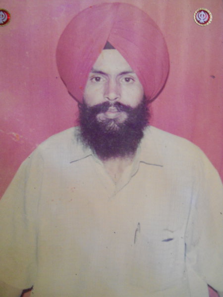 Photo of Sawinder Singh, victim of extrajudicial execution on July 18, 1992, in Kathu Nangal, by Punjab Police