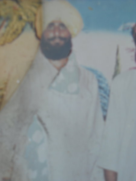 Photo of Lakhbir Singh, victim of extrajudicial execution on November 28, 1991, in Amritsar, by Punjab Police