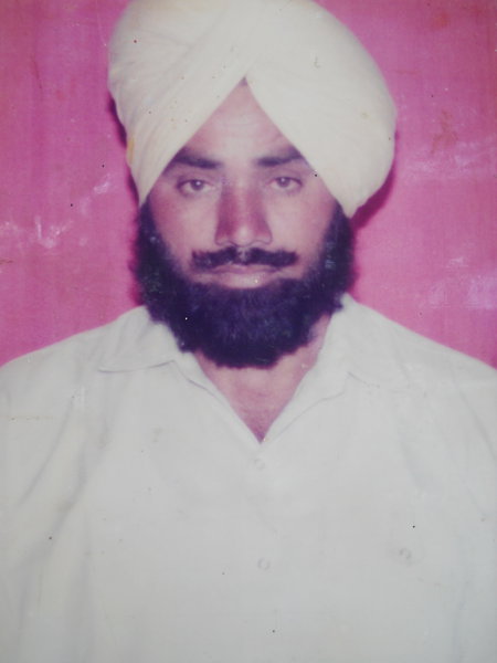Photo of Daljit Singh, victim of extrajudicial execution on November 16, 1992, in Ajnala, by Punjab Police
