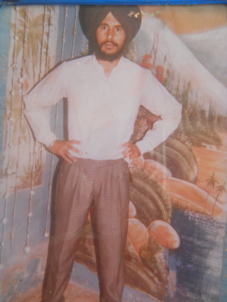 Photo of Tasbir Singh, victim of extrajudicial execution on September 06, 1991, in Raja Sansi CRPF Camp, by Central Reserve Police Force