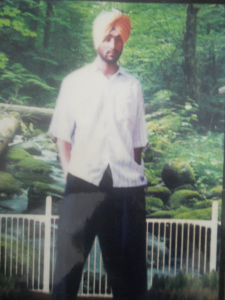 Photo of Dilbag Singh, victim of extrajudicial execution on June 26, 1993, in Amritsar, by Punjab Police