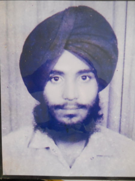 Photo of Avtar Singh, victim of extrajudicial execution on July 09, 1992, in Verka, by Punjab Police