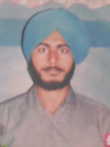 Photo of Sukhwinder Singh, victim of extrajudicial execution between May 1, 1992 and June 30,  1992, in Lopoke, by Punjab Police
