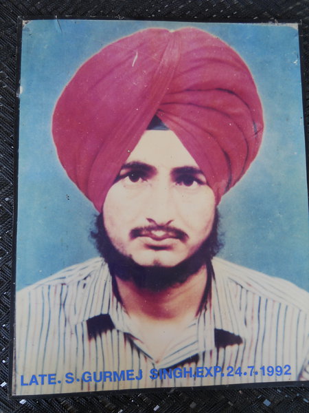 Photo of Gurmej Singh,  disappeared between July 1, 1992 and July 31,  1992 by Punjab Police