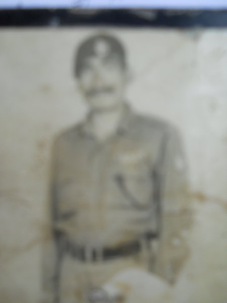 Photo of Roshan Lal, victim of extrajudicial execution on August 27, 1986, in Qadian 54th Battalion BSF Camp,  by Punjab Police; Border Security Force, in Qadian, by Border Security Force