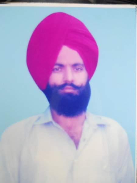 Photo of Lakhwinder Singh, victim of extrajudicial execution between January 1, 1990 and December 31,  1990, in Sarai Amanat Khan, by Punjab Police