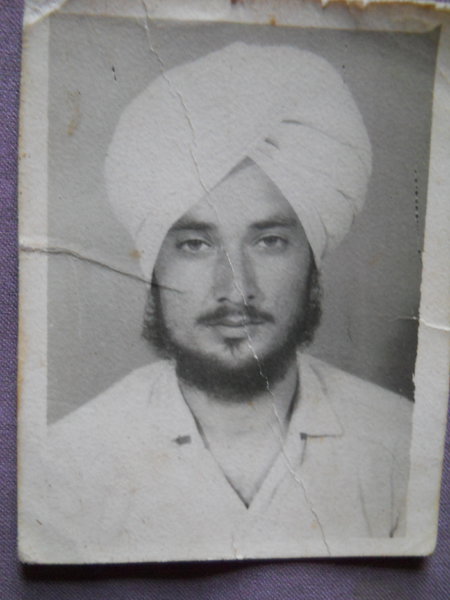 Photo of Khajan Singh, victim of extrajudicial execution on July 19, 1990, in Sarhali Kalan, by Punjab Police