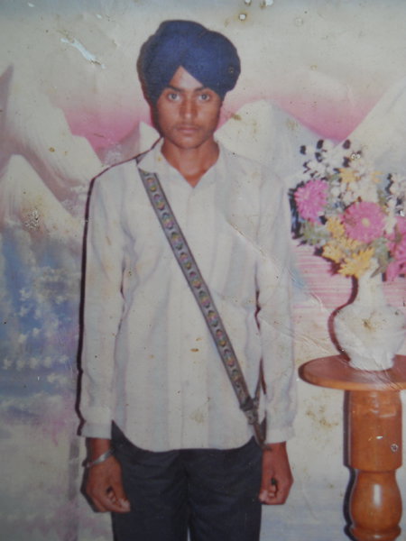 Photo of Sakatar Singh, victim of extrajudicial execution on August 23, 1992, in Raja Sansi, by Punjab Police