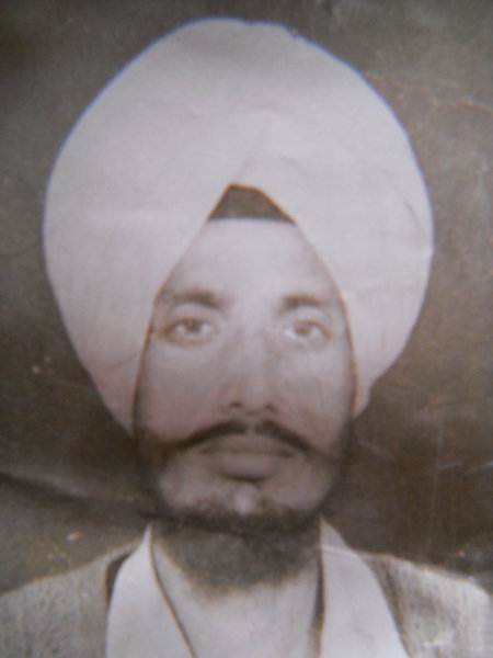 Photo of Kuldeep Singh, victim of extrajudicial execution on March 23, 1991, in Amritsar, by Punjab Police