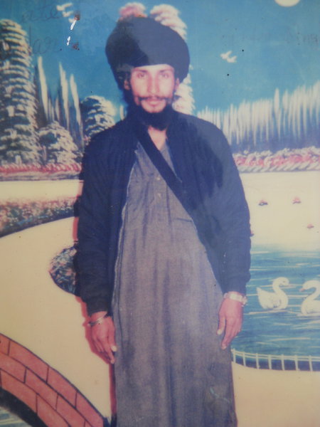 Photo of Joginder Singh, victim of extrajudicial execution on April 10, 1991, in Firozpur, by Punjab Police