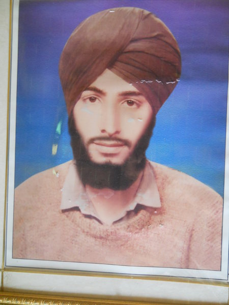 Photo of Pargat Singh, victim of extrajudicial execution on June 28, 1992, in Tarn Taran,  by Punjab Police; Central Reserve Police Force, in Tarn Taran, by Punjab Police