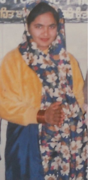 Photo of Ranbir Kaur, victim of extrajudicial execution between August 1, 1992 and August 30,  1992, in Hoshiarpur, by Punjab Police