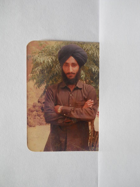 Photo of Charnjit Singh, victim of extrajudicial execution on August 18, 1989, in Kapurthala, by Punjab Police