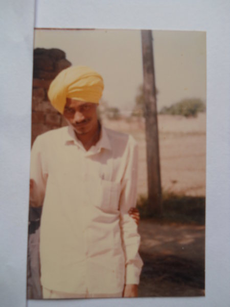 Photo of Palwinder Singh, victim of extrajudicial execution on May 07, 1993, in Jagraon, by Punjab Police
