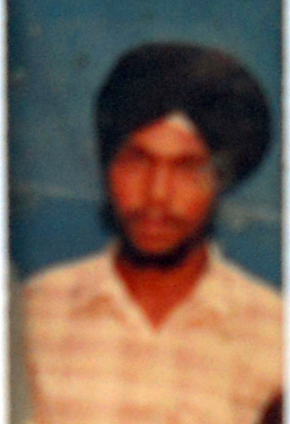 Photo of Sukhdev Singh, victim of extrajudicial execution between August 7, 1992 and November 14,  1992Unknown type of security forces