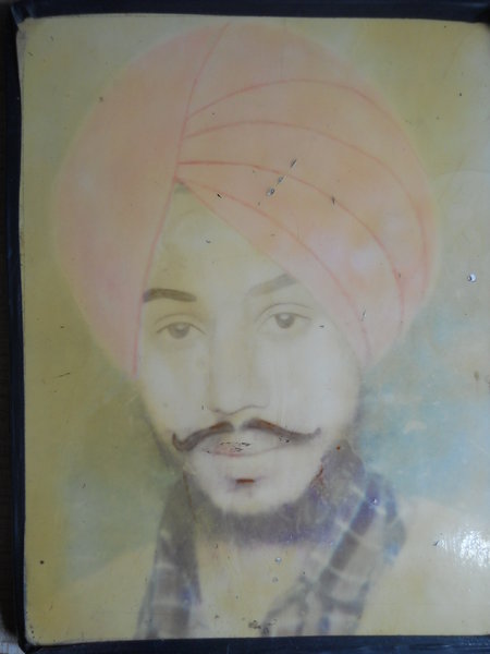 Photo of Balraj Singh, victim of extrajudicial execution between May 17, 1991 and May 20,  1991 by Unknown type of security forces, in Ludhiana, by Punjab Police
