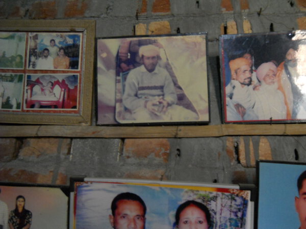 Photo of Sawinder Singh, victim of extrajudicial execution between August 20, 1992 and August 21,  1992, in Patti, Valtoha, by Punjab Police