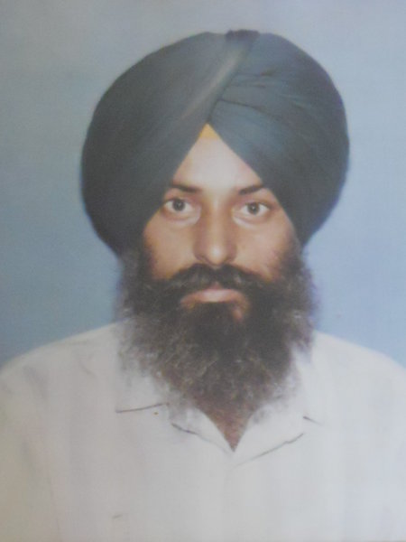 Photo of Jugraj Singh, victim of extrajudicial execution on March 02, 1991, in Baba Bakala, by Punjab Police