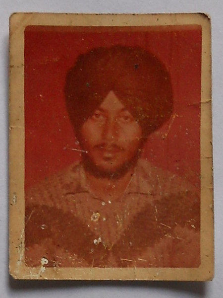 Photo of Gurmej Singh, victim of extrajudicial execution on April 22, 1990Punjab Police