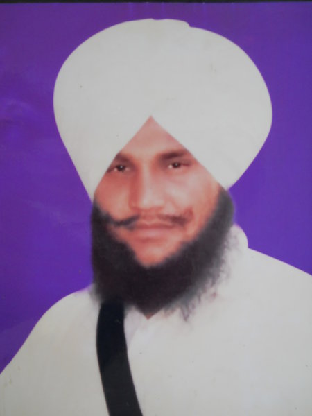Photo of Labh Singh, victim of extrajudicial execution on December 17, 1992, in Jalandhar, by Punjab Police