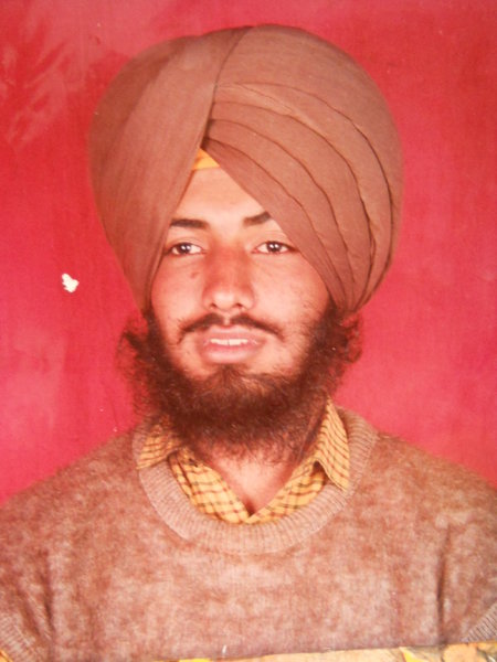 Photo of Hardyal Singh, victim of extrajudicial execution on April 19, 1992, in Beas, by Punjab Police