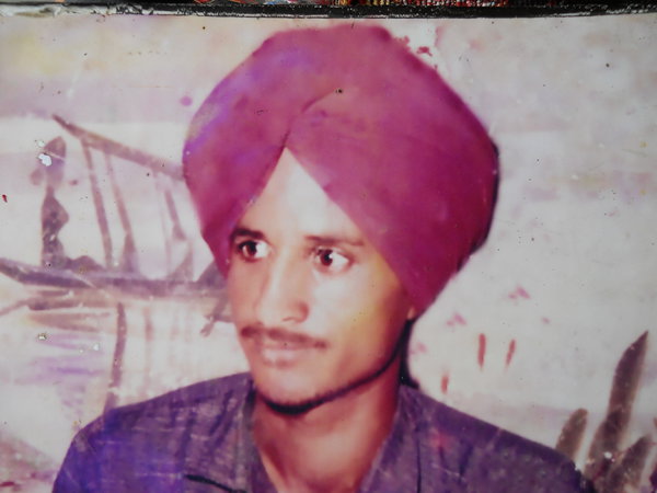 Photo of Punjab Singh, victim of extrajudicial execution between October 12, 1990 and October 13,  1990Punjab Police