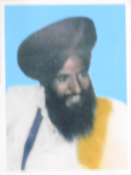 Photo of Tarsem Singh, victim of extrajudicial execution between November 1, 1994 and November 30,  1994, in Pilibhit Jail