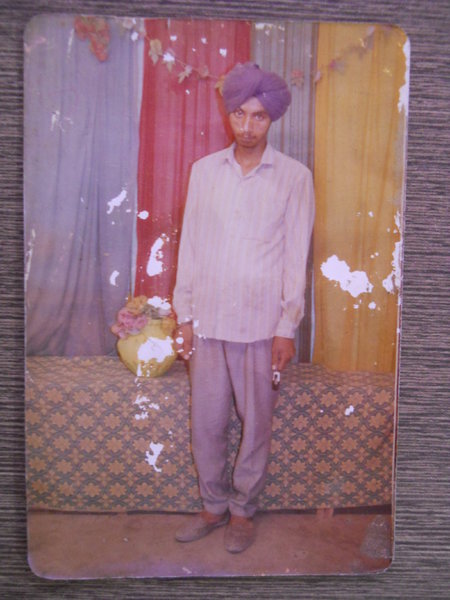 Photo of Tarsem Singh, victim of extrajudicial execution on October 06, 1991, in Bhikhiwind, by Punjab Police