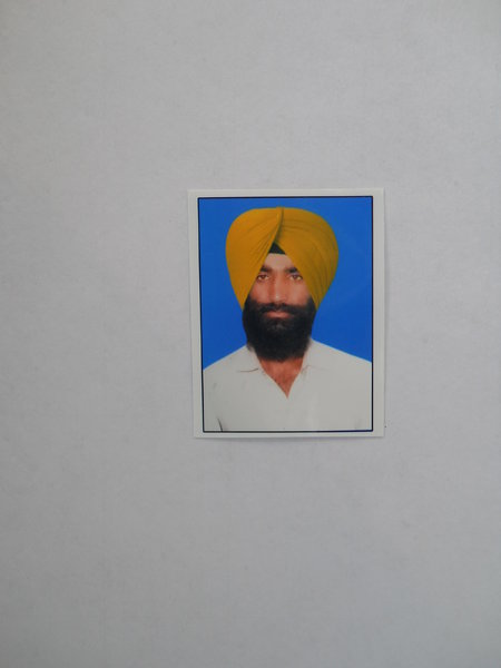 Photo of Satnam Singh, victim of extrajudicial execution between April 3, 1992 and April 5,  1992, in Majitha, by Punjab Police