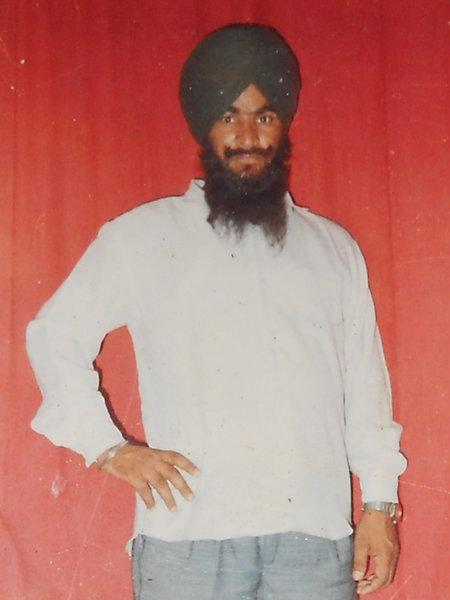 Photo of Kuldeep Singh, victim of extrajudicial execution on September 16, 1991, in Gurdaspur, by Punjab Police