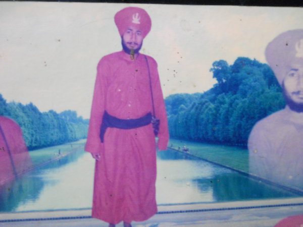 Photo of Bachittar Singh, victim of extrajudicial execution on May 25, 1991, in Urmar Tanda, by Punjab Police