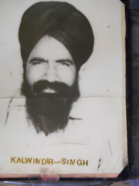 Photo of Kulwinder Singh, victim of extrajudicial execution between June 25, 1989 and June 30,  1989, in Amritsar, by Punjab Police