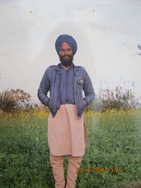 Photo of Amrik Singh, victim of extrajudicial execution on July 23, 1992, in Valtoha, by Punjab Police