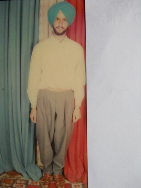 Photo of Hardev Singh, victim of extrajudicial execution on May 26, 1993, in Sarhali Kalan, by Punjab Police