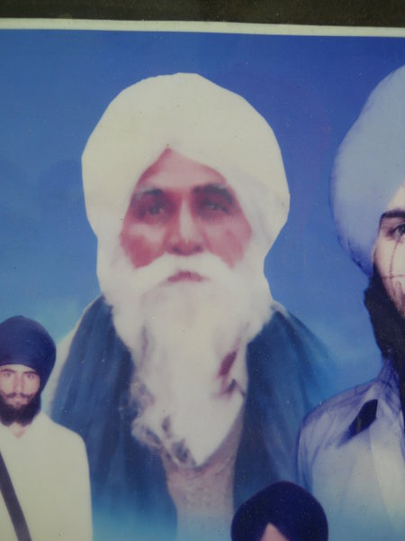 Photo of Hazura Singh, victim of extrajudicial execution on October 14, 1992Punjab Police; Black cat