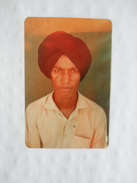 Photo of Dhola Singh, victim of extrajudicial execution between November 1, 1992 and December 31,  1992, in Bhagta, by Punjab Police