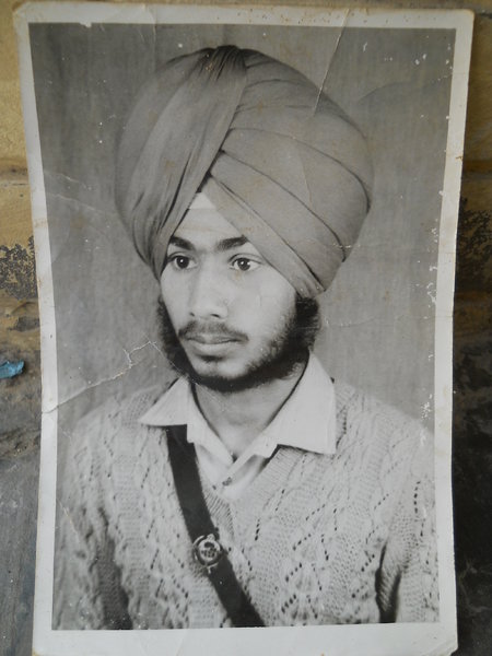 Photo of Pal Singh, victim of extrajudicial execution on April 14, 1990Punjab Police