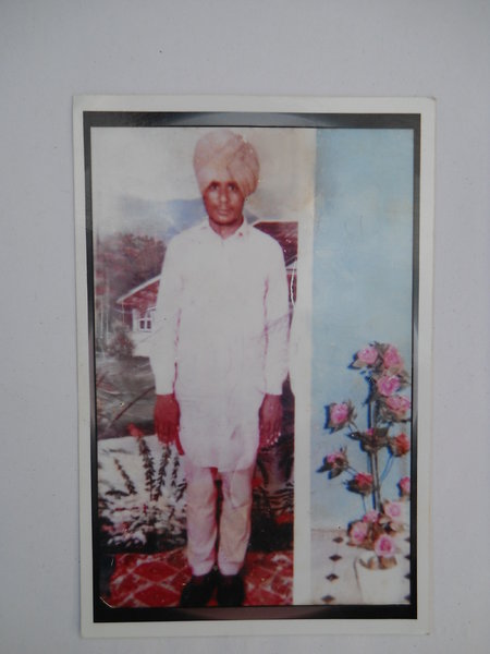Photo of Gurjant Singh, victim of extrajudicial execution between August 31, 1992 and September 1,  1992, in Dyalpura Bhaika, by Punjab Police