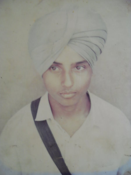 Photo of Davinder Singh, victim of extrajudicial execution on February 05, 1993Punjab Police