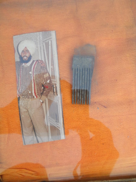 Photo of Harinder Singh, victim of extrajudicial execution on August 29, 1990, in Amritsar, by Punjab Police