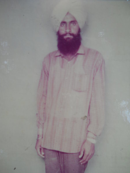 Photo of Jaswant Singh, victim of extrajudicial execution on April 21, 1990, in Chheharta Sahib, by Punjab Police