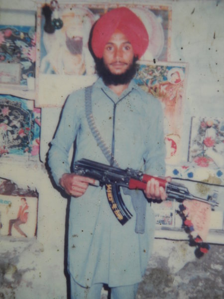 Photo of Gurmukh Singh, victim of extrajudicial execution on July 21, 1989, in Ajnala, by Punjab Police
