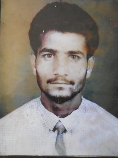 Photo of Sukhdev Singh, victim of extrajudicial execution between July 24, 1992 and July 31,  1992, in Amritsar, by Punjab Police