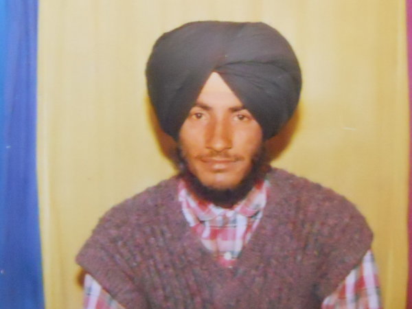 Photo of Baljinder Singh, victim of extrajudicial execution on September 26, 1992, in Kathu Nangal, by Punjab Police