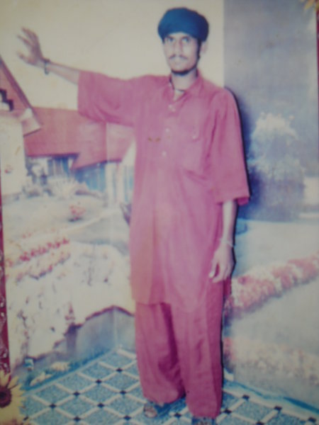 Photo of Nirmal Singh, victim of extrajudicial execution between March 1, 1991 and March 31,  1991, in Verowal, by Punjab Police